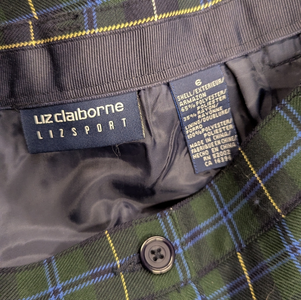 Y2K Plaid Maxi Skirt by Liz Claiborne Lizsport - Picture 6 of 6